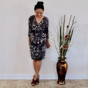 BCBGMAXAZRIA BCBGMax Azria Women's Adele Fan Print